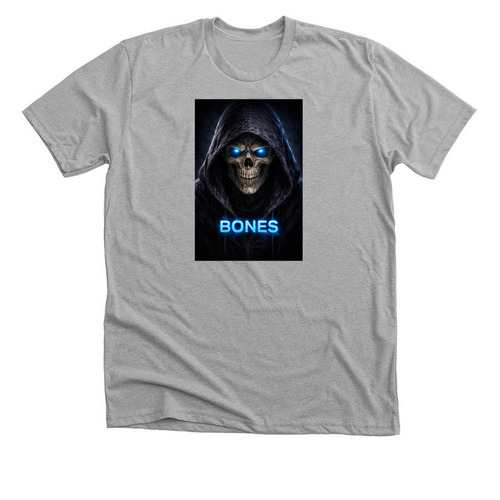 BONES MERCH, a Athletic Heather Premium Unisex Tee