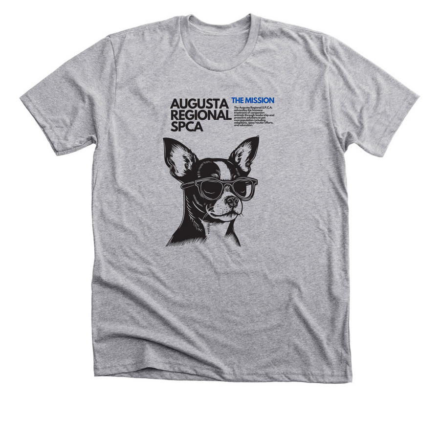 The Mission-Dog, a Athletic Heather Premium Unisex Tee