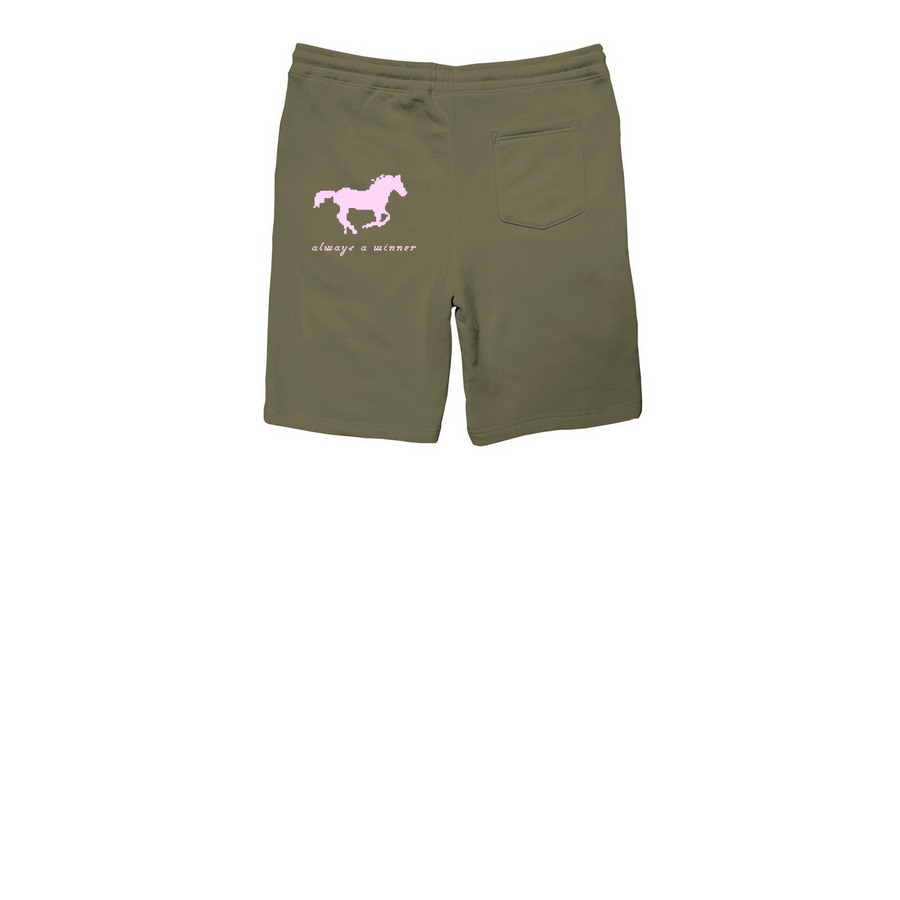 I heart shorts, a Army Midweight Fleece Shorts (back-view)