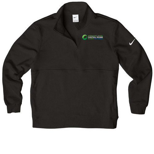 ICCRA BOARD APPAREL, a Black Nike Club Fleece Half Zip Pullover