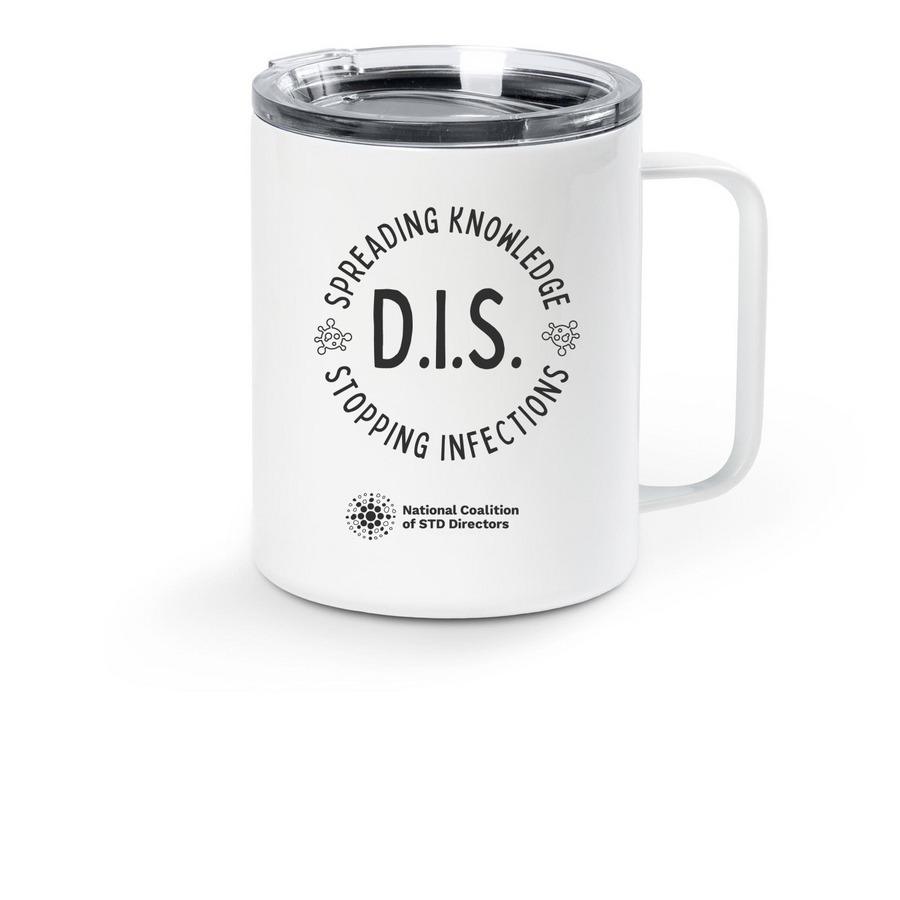 Spreading Knowledge, a White Stainless Steel Travel Mug