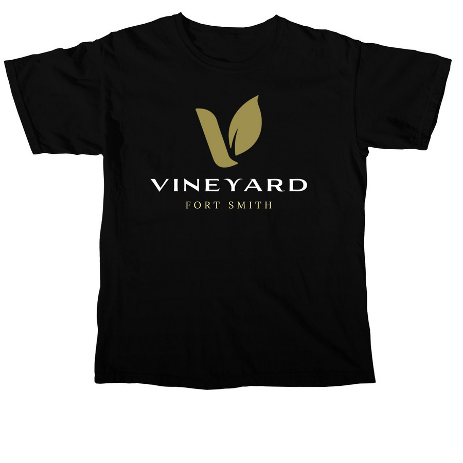 Vineyard Logo Tee, a Black Comfort Colors Unisex Tee