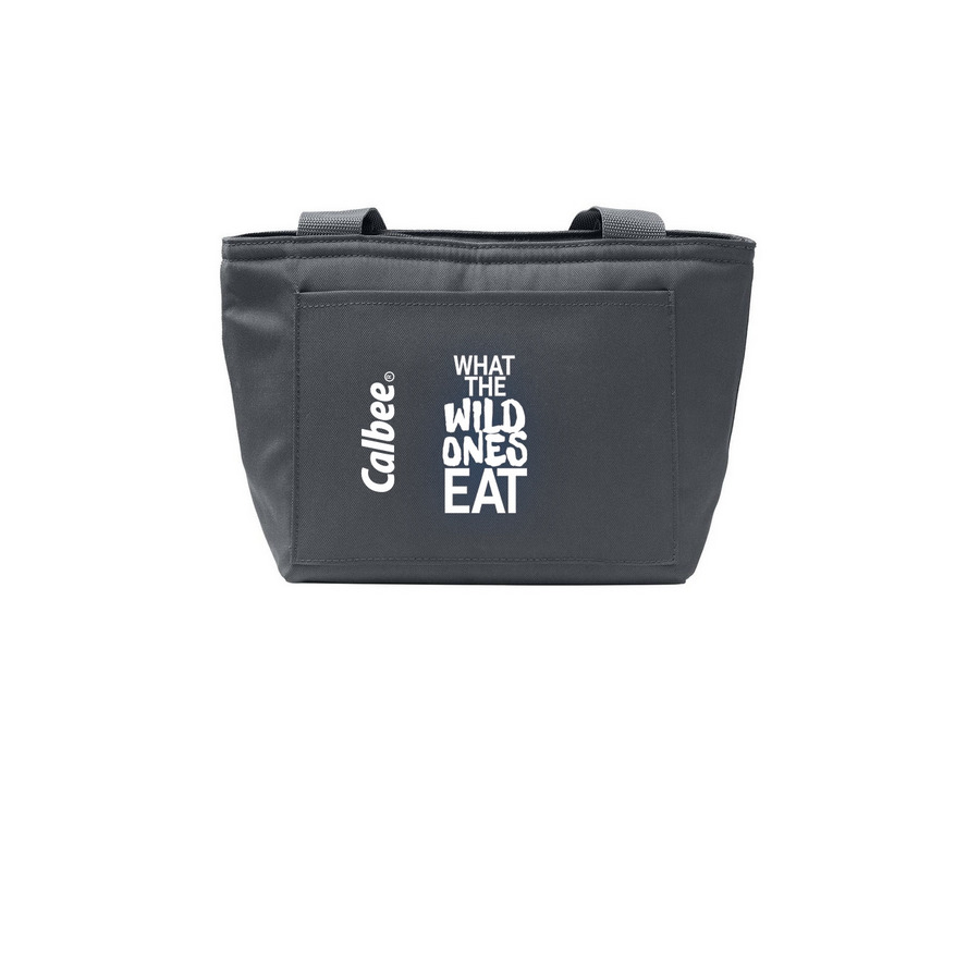 Calbee Lunch Tote, a Grey Steel Insulated Lunch Tote