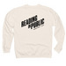 RinP Logo (Black Ver.), a Bone Midweight Crewneck Sweatshirt