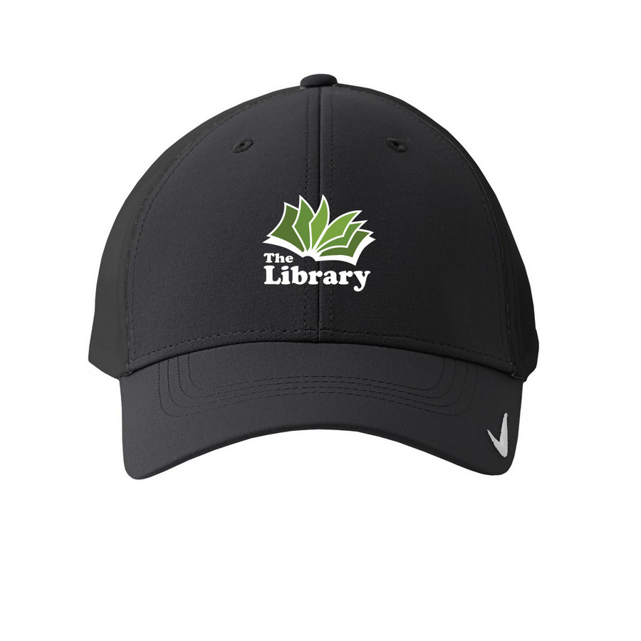 Library Logo Hat, a Anthracite Printed Nike Dri-FIT Legacy Performance Cap