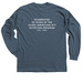 March for Meals 50th&nbsp;Anniversary Apparel!, a Indigo Classic Long Sleeve Tee (back-view)