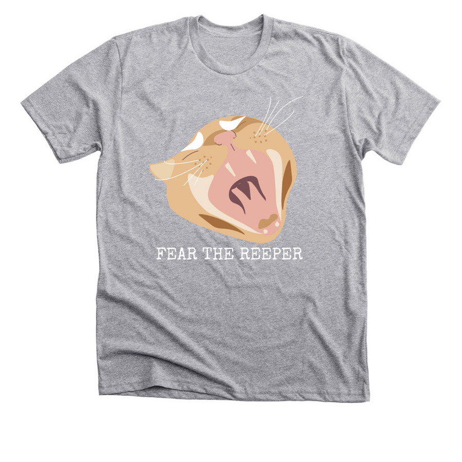 Fear the Reeper, a Athletic Heather Premium Unisex Tee