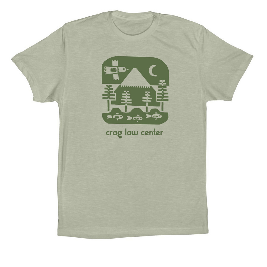 Crag Law Center - Green, a Thyme Premium Cotton Tee