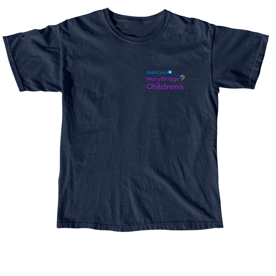 Mary Bridge Rehab SLC - Every Step (3), a True Navy Comfort Colors Unisex Tee