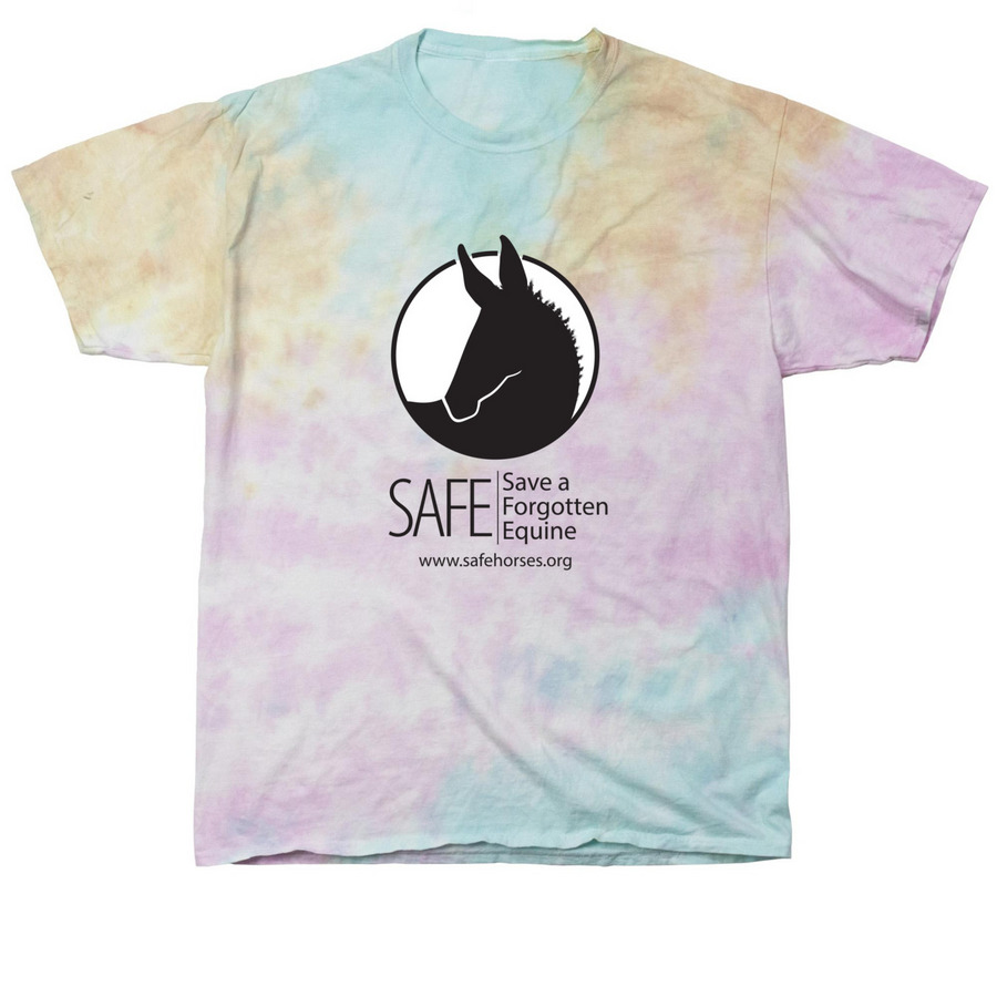 SAFE Longears Logo, a Snow Cone Classic Tie Dye Tee