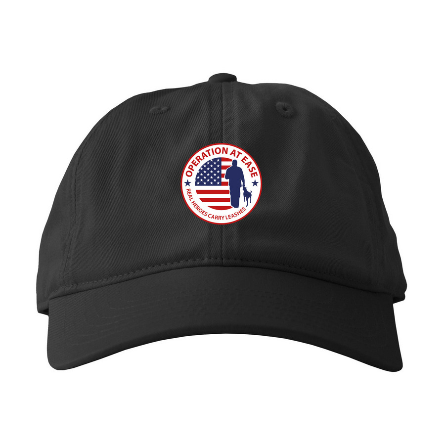 OAE Baseball Cap, a Black Printed Eco Baseball Cap