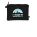 Magic Time Pouch, a Black 9"x7" Hemp Blend Pouch