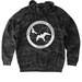 NYSFA 50th Small White Logo, a Black Camo Heavyweight Camo Pullover Hoodie (back-view)