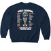 Team USA 2026 T4 Nations Cup World Champions, a Navy Softstyle Crewneck Sweatshirt (back-view)