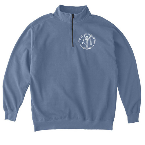 Quarter Zip, a Blue Jean Comfort Colors Quarter Zip Pullover