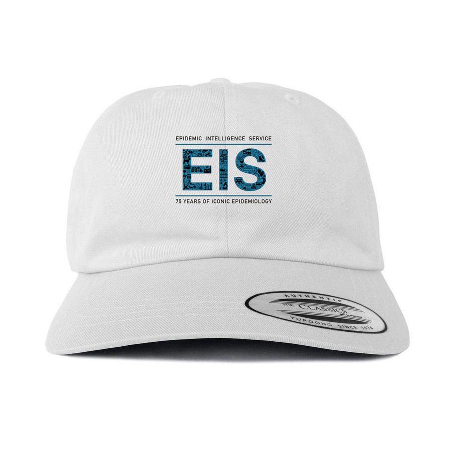 EIS 75th Anniversary Hat, a White Printed Classic Baseball Cap