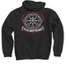 Firing Order Shirts, a Black Pullover Hoodie (back-view)