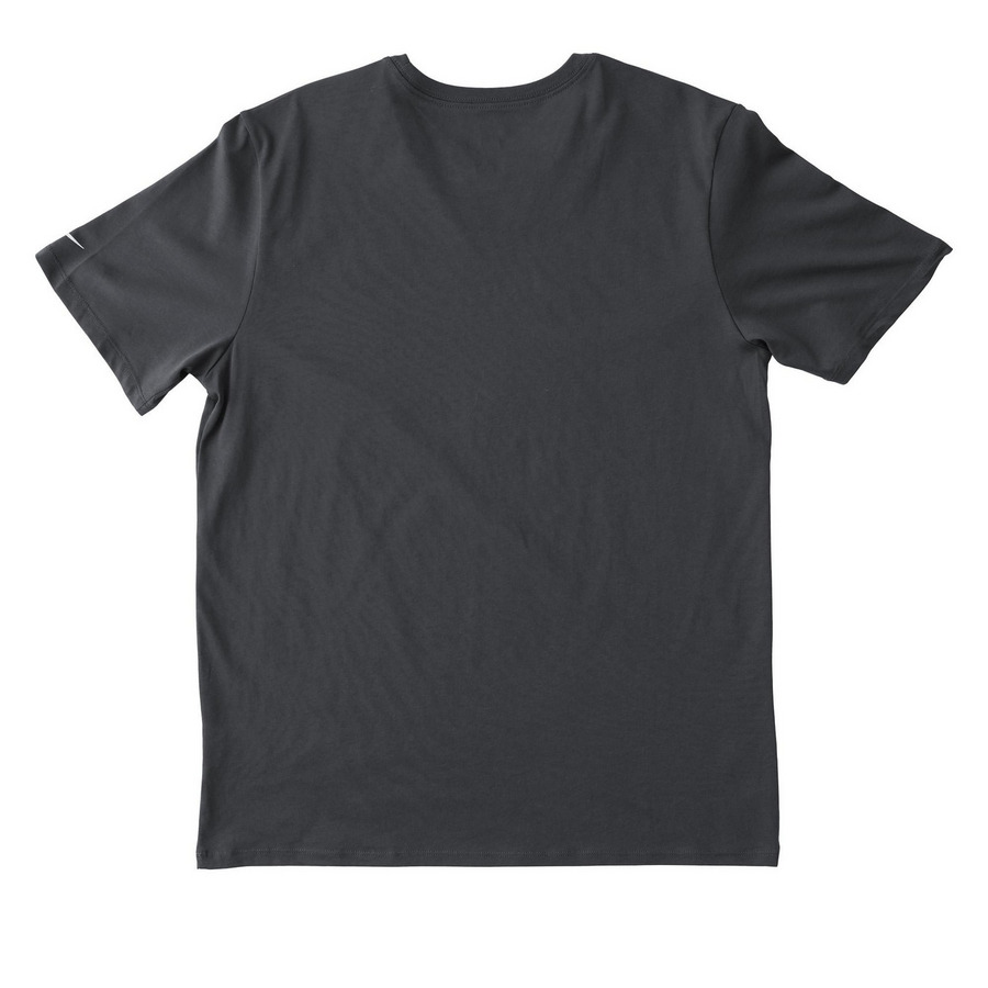 Activewear, a Anthracite Nike Dri-FIT Jersey Blend Performance Tee (back-view)