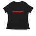 Womens Air Cooled Addict Shirts, a Black Women's Relaxed V-Neck Tee