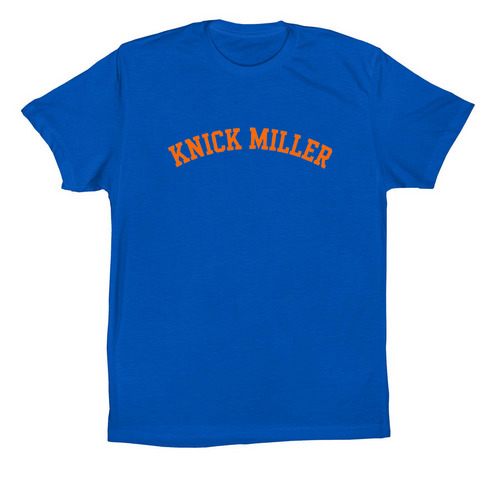 KNICK MILLER, a True Royal Premium Cotton Tee