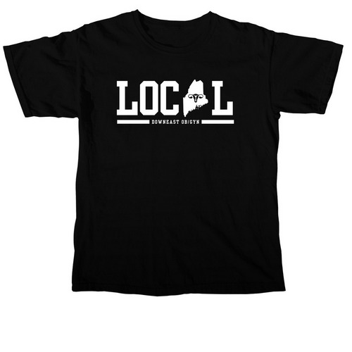 Black & White Local Logo Collection, a Black Comfort Colors Unisex Tee