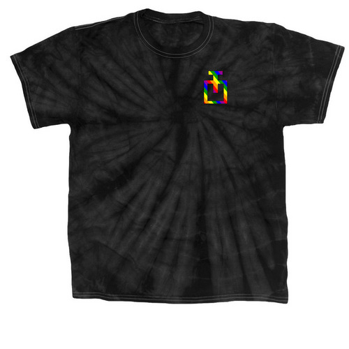 Show Your Tank Pride!, a Black Classic Tie Dye Tee