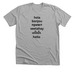 HELLO, a Athletic Heather Premium Unisex Tee