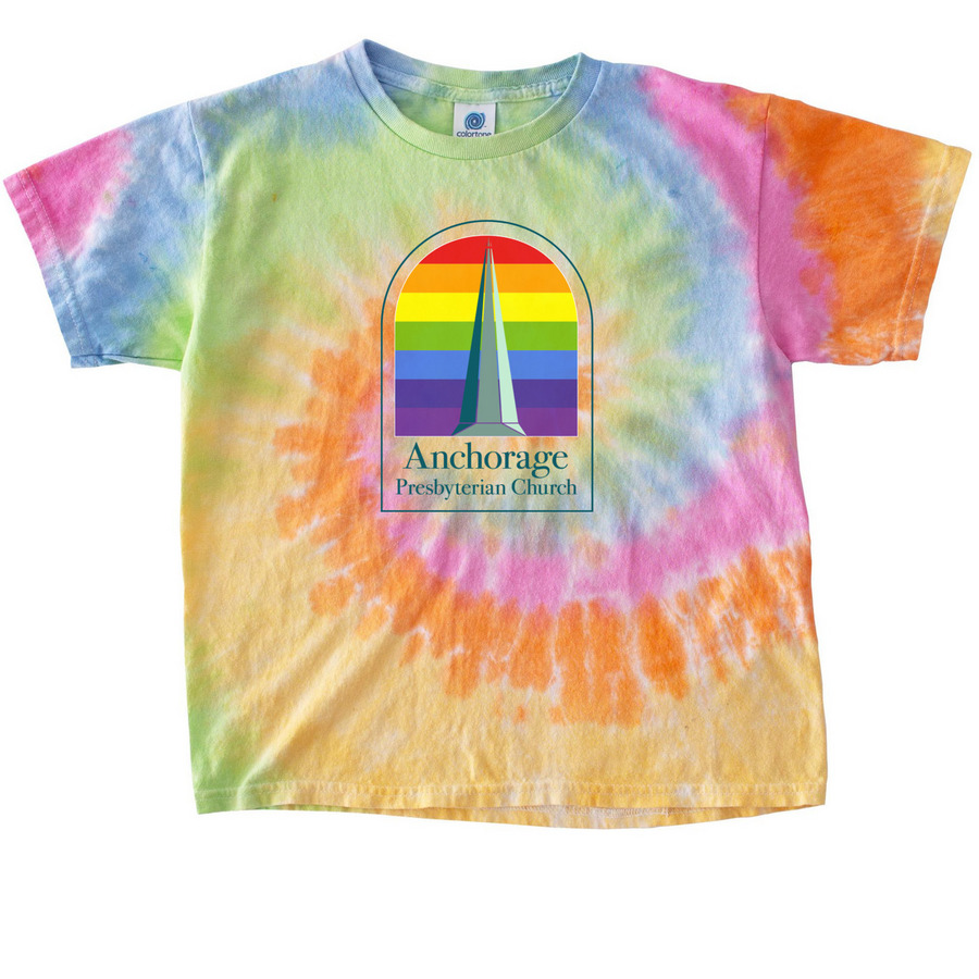APC PRIDE Logo Shirts (Youth), a Eternity Youth Tie Dye Tee