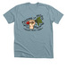 MRF Feeding the People, a Heather Blue Lagoon Premium Unisex Tee