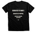 Mighty Mia: Every Shirt Helps, a Black Heather Premium Unisex Tee (back-view)