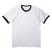 Ospreys 01, a White/ Jet Black Cotton Ringer Tee