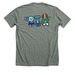 PTA Sports, a Deep Heather Premium Unisex Tee (back-view)