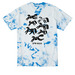 Let Me Live Sun-Dappled & AI-Free, a True Royal Crystal Tie Dye Tee (back-view)