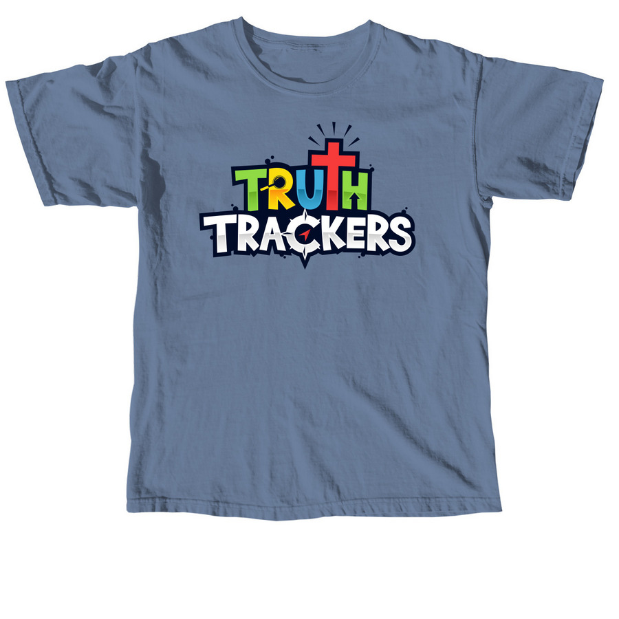 BBC Truth Trackers, a Blue Jean Comfort Colors Unisex Tee