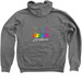 HFI Autism Acceptance 2026, a Deep Heather Zip Up Hoodie (back-view)