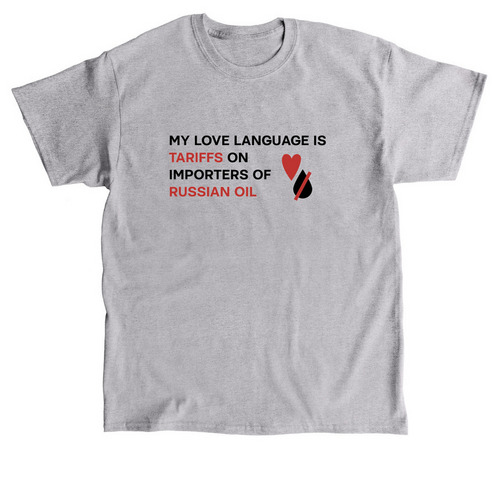 My Love Language Is Tariffs, a Sport Grey Classic Unisex Tee