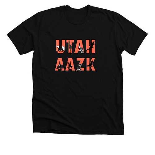 Utah AAZK&nbsp;, a Solid Black Blend Premium Unisex Tee