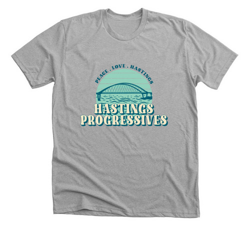 Bridge Teal tee