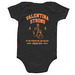 Valentina Strong, a Black Infant Onesie (back-view)