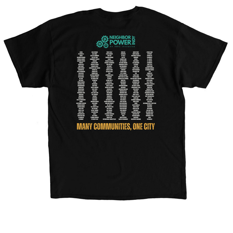 NPI 2026 shirt-Black, a Black Classic Unisex Tee (back-view)