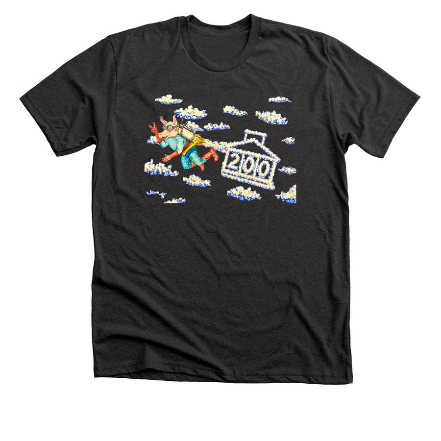 SC 200th | JETPIG, a Dark Grey Heather Premium Unisex Tee