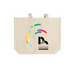Design Worth Celebrating Tote, a Natural Cotton Canvas Tote Bag (back-view)