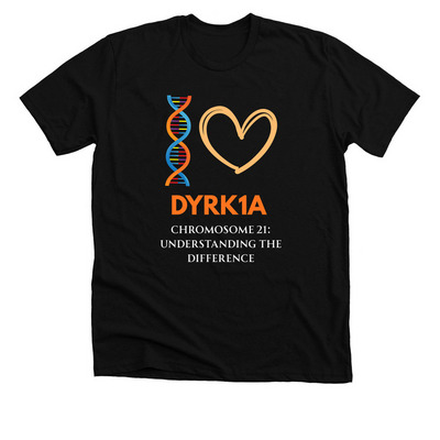 DYRK1A Shirts, a Solid Black Blend Premium Unisex Tee