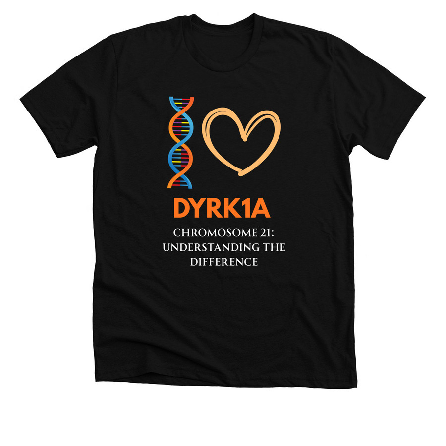 DYRK1A Shirts, a Solid Black Blend Premium Unisex Tee