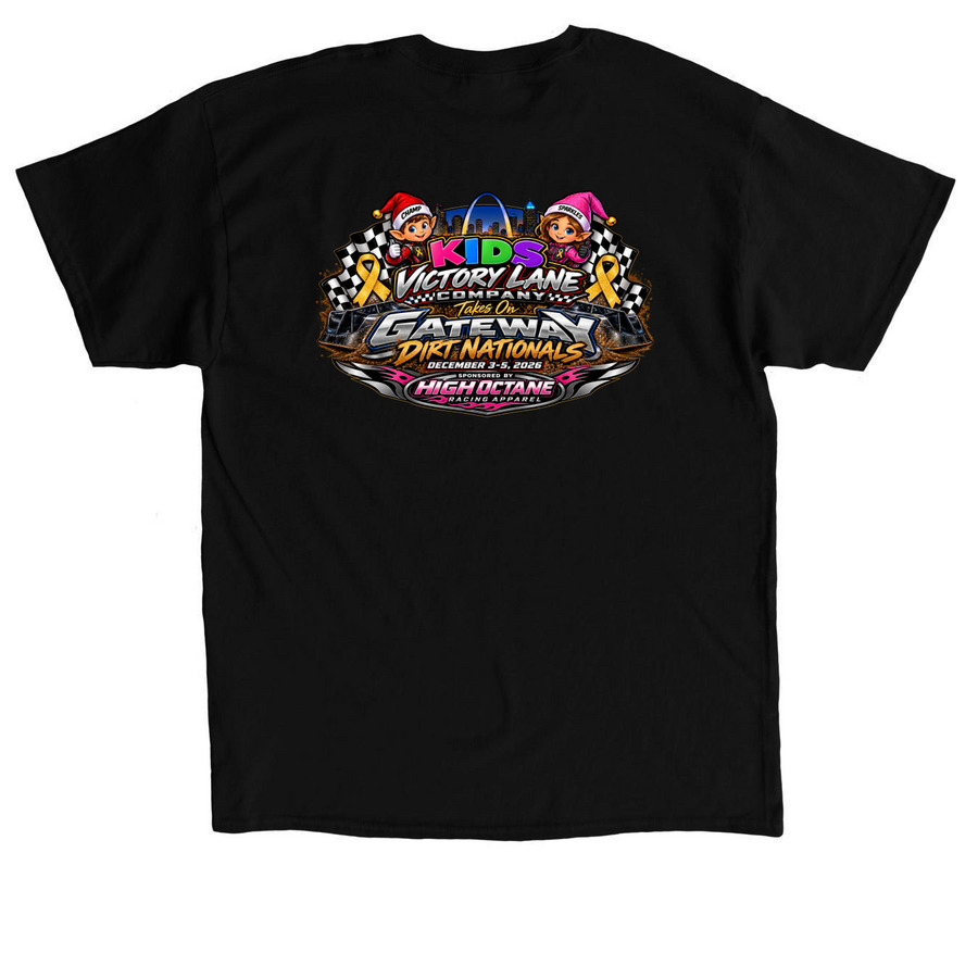 Christmas merch for our Heros&nbsp;, a Black Classic Unisex Tee (back-view)