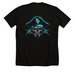 SF Logo (Front), a Solid Black Blend Premium Unisex Tee (back-view)