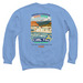 Swim Lessons Save Lives ? WLSL 2026, a Carolina Blue Crewneck Sweatshirt (back-view)