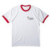 IFPN Summer Collection, a White/ Red Cotton Ringer Tee