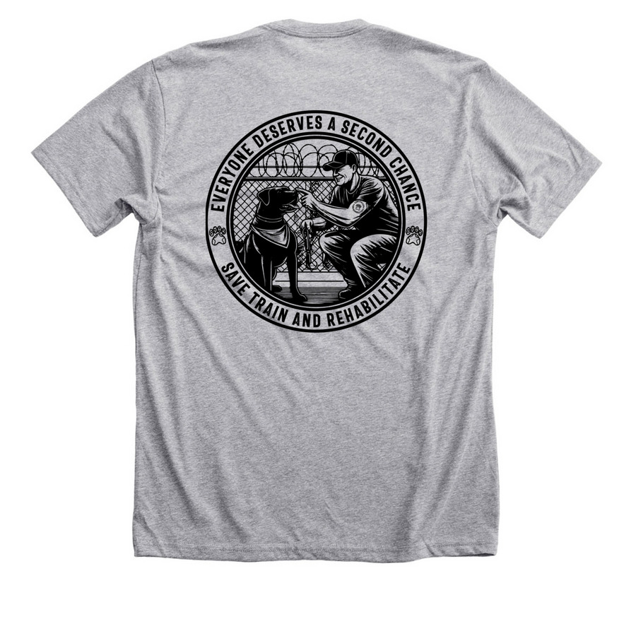 S.T.A.R. Fundraiser&nbsp;, a Athletic Heather Premium Unisex Tee (back-view)