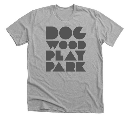Dark Bold Dogwood Logo, a Athletic Heather Premium Unisex Tee